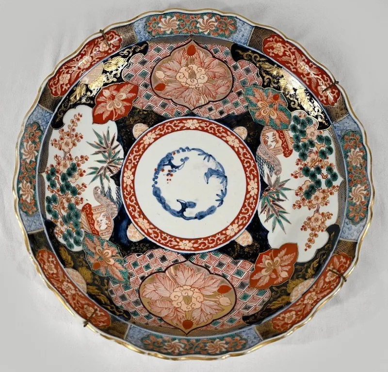 Outlet Pamono Japanese Porcelain Dish from Arita, 1890s