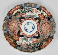 Outlet Pamono Japanese Porcelain Dish from Arita, 1890s