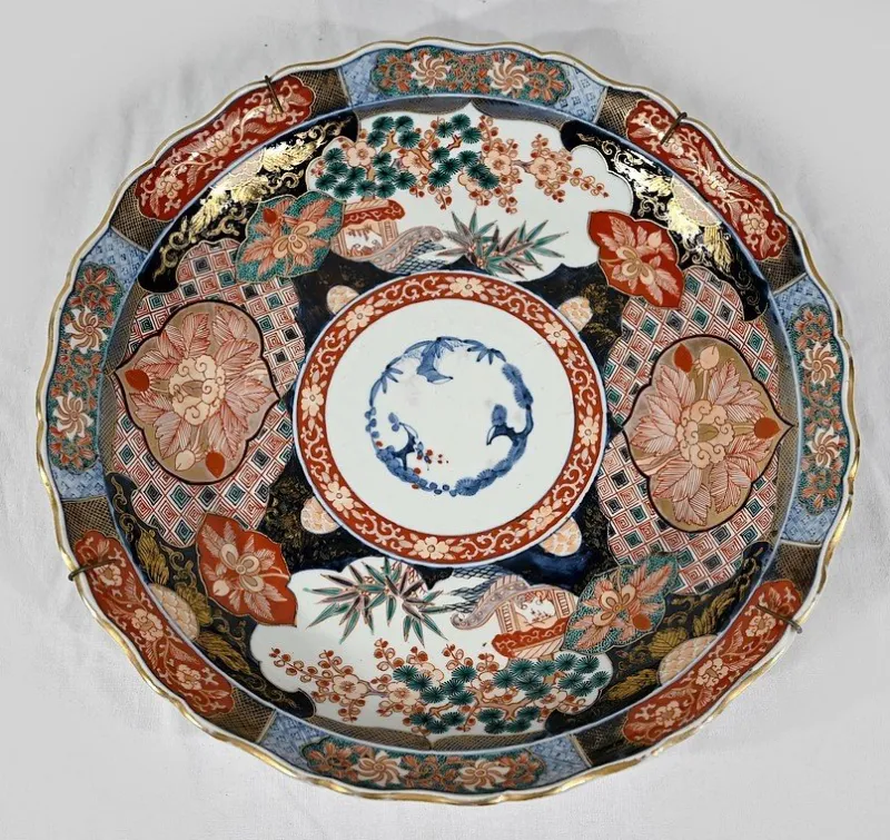 Outlet Pamono Japanese Porcelain Dish from Arita, 1890s