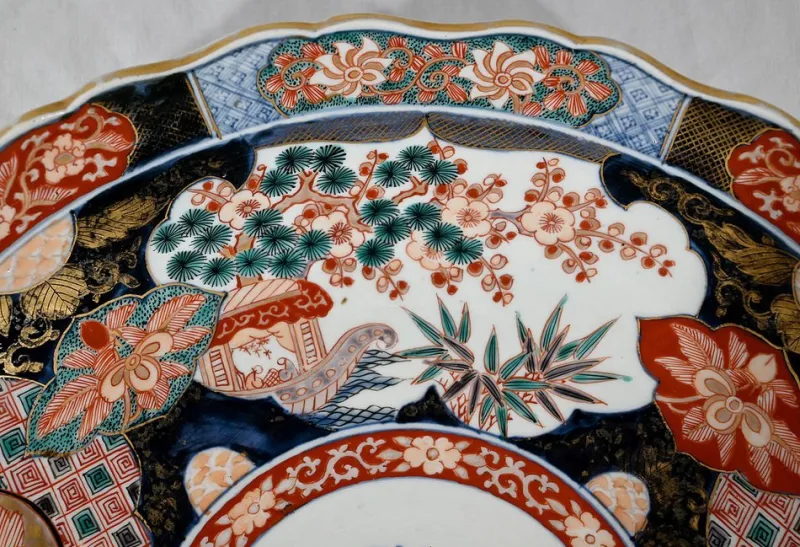 Outlet Pamono Japanese Porcelain Dish from Arita, 1890s