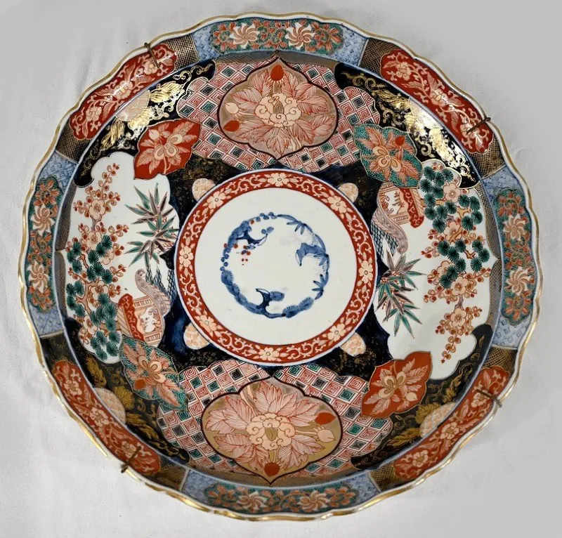 Outlet Pamono Japanese Porcelain Dish from Arita, 1890s
