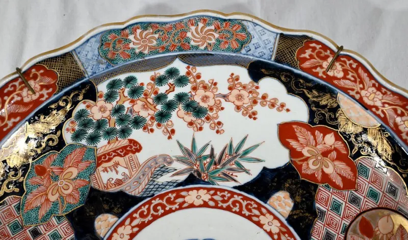 Outlet Pamono Japanese Porcelain Dish from Arita, 1890s