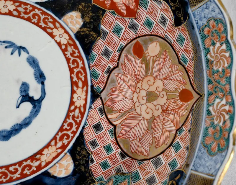 Outlet Pamono Japanese Porcelain Dish from Arita, 1890s