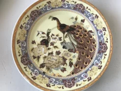 Pamono Japanese Porcelain Yamasen With a Pavia Motif, Set of 15><noscript><img width=