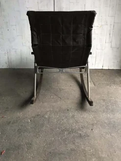 Pamono Japanese Rocking Chair by Takeshi Nii, 1950s><noscript><img width=