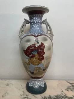 Pamono Japanese Satsuma Style Baluster Vase> Vases