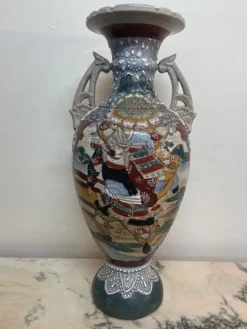 Pamono Japanese Satsuma Style Baluster Vase><noscript><img width=
