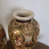 Pamono Japanese Satsuma Vases, Set of 2> Vases