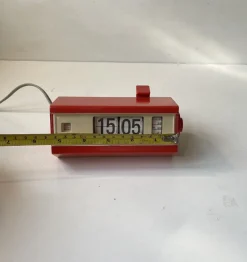 New Pamono Japanese Space Age Flip Alarm Clock by Copal, 1970s