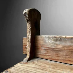 Pamono Japanese Taishō Era Mokubako Storage Box in Wood, 1920s><noscript><img width=