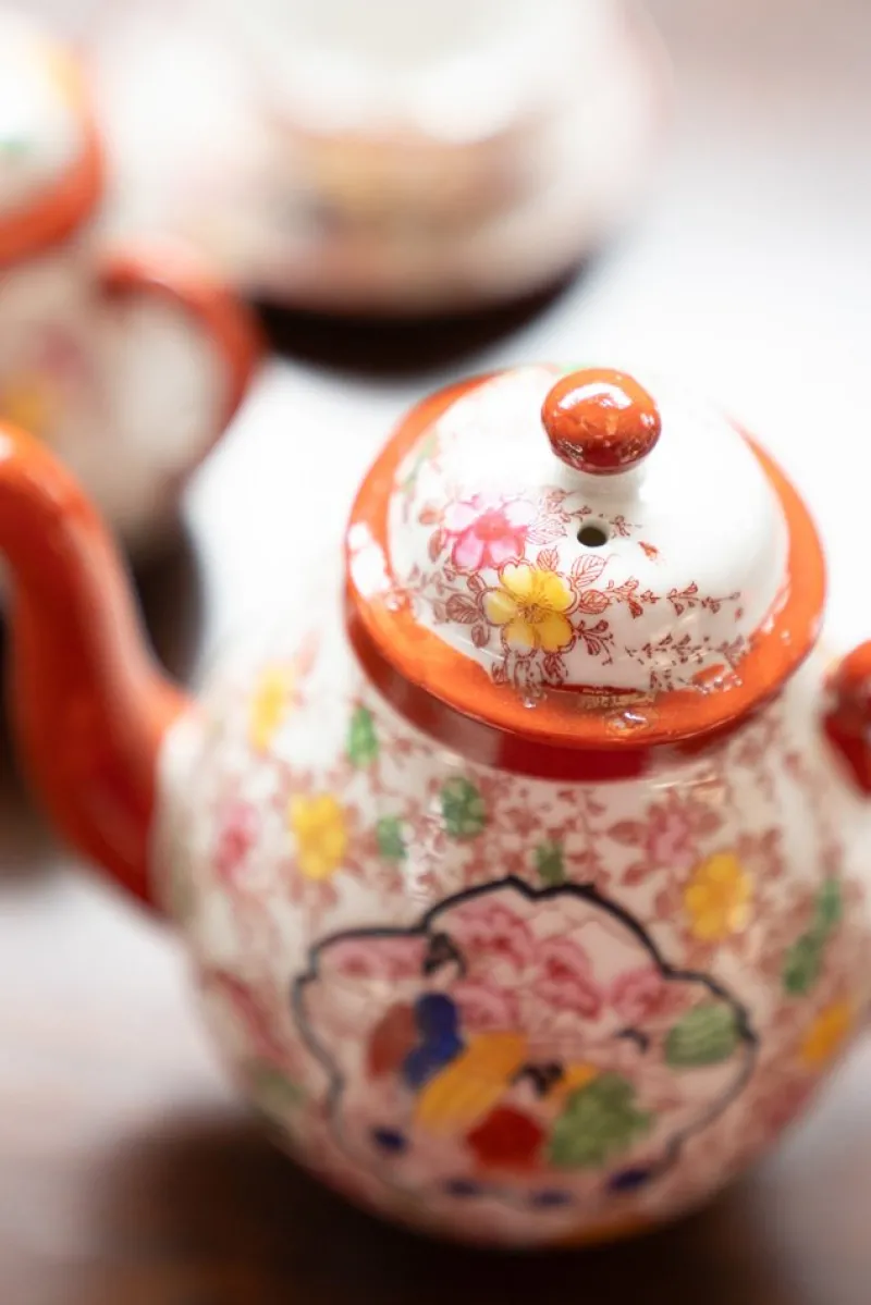 Pamono Japanese Tea Service, 1970s, Set of 13> Coffee & Tea Service