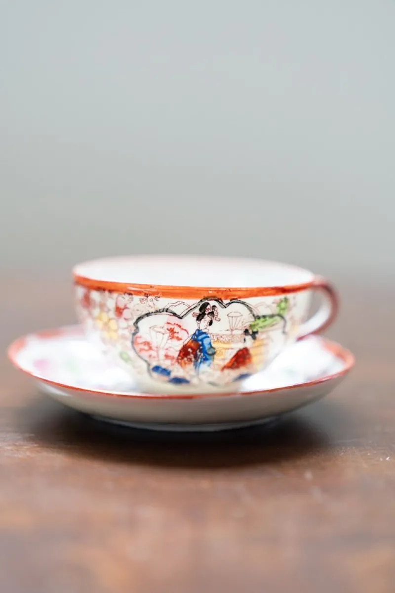 Pamono Japanese Tea Service, 1970s, Set of 13> Coffee & Tea Service