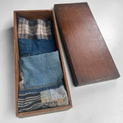 Pamono Japanese Wooden Storage Box, 1930s><noscript><img width=