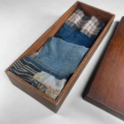 Pamono Japanese Wooden Storage Box, 1930s><noscript><img width=
