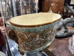 Pamono Jardinière in Barbotine Ceramic><noscript><img width=
