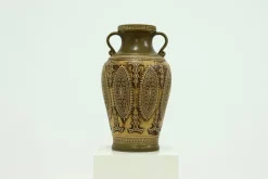 Pamono Jasba Vase in Earth Tones, 1960s> Vases