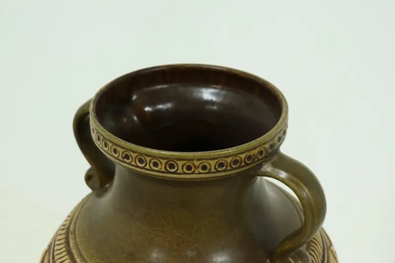Pamono Jasba Vase in Earth Tones, 1960s> Vases