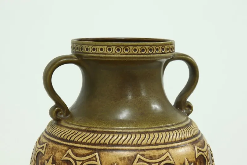 Pamono Jasba Vase in Earth Tones, 1960s> Vases