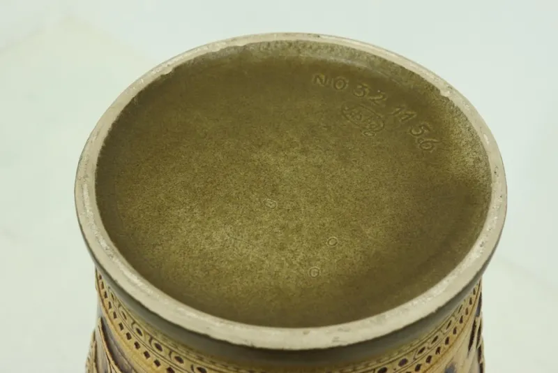 Pamono Jasba Vase in Earth Tones, 1960s> Vases