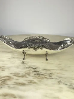 Outlet Pamono Jatta Centerpiece in Hand-Wrought 800 Silver, Italy, 1980s