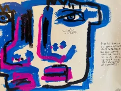 Pamono Jazzu, Being Alive Here, Acrylic on Paper, 2025> Abstraction|Work On Paper
