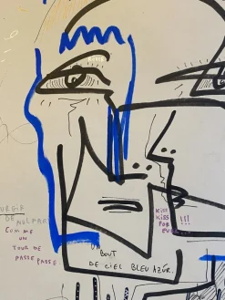 Hot Pamono Jazzu, Figure, Acrylic on Paper, 2025