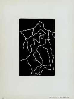 Pamono Jean Arp, Abstraction, Original Woodcut> Abstraction