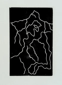 Pamono Jean Arp, Abstraction, Original Woodcut> Abstraction
