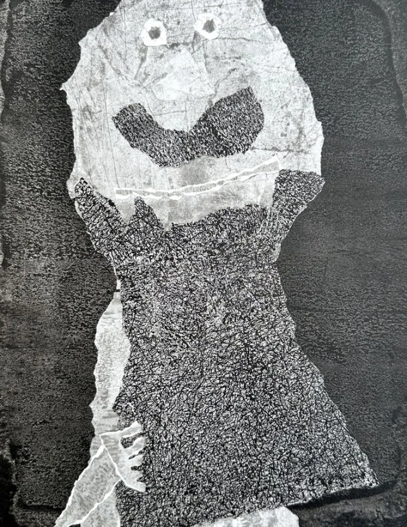 New Pamono Jean Dubuffet, Beard of Perplexities, 1960, Lithograph