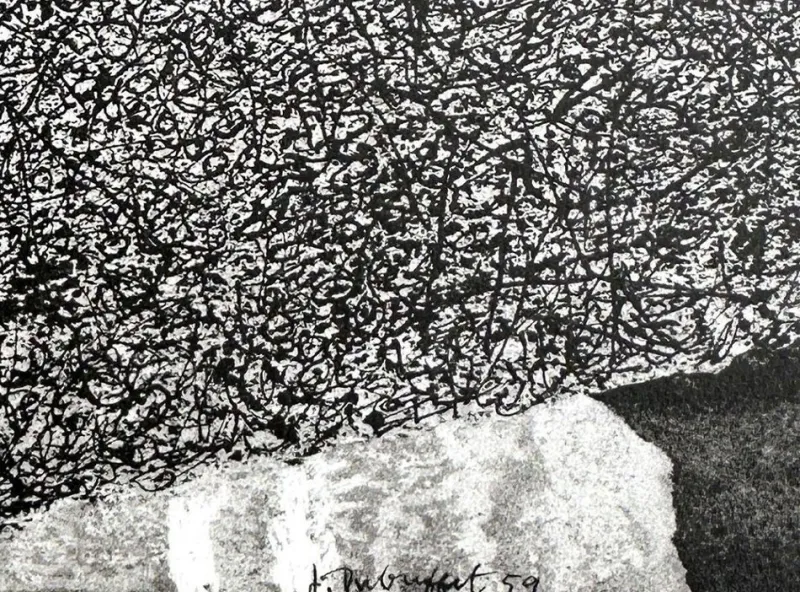 New Pamono Jean Dubuffet, Beard of Perplexities, 1960, Lithograph