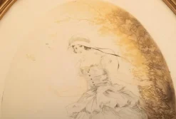 Outlet Pamono Jean Hardy B., 1880, France, Lithography on Paper, Young Woman, 1930s