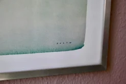Pamono Jean Michel Folon, Dreamlike Spirit, 1980s, Large Lithograph, Framed> Surrealist