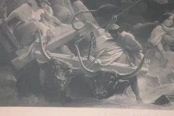 Pamono Jean Pierre Marie Jazet, Large Engravings, 19th Century, Framed, Set of 2><noscript><img width=