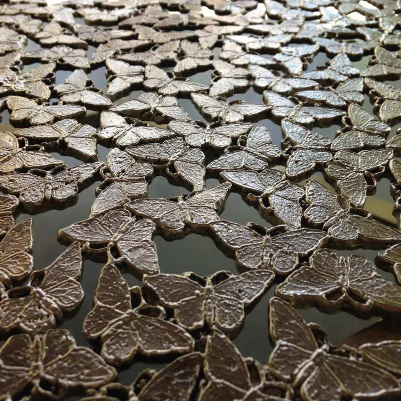 Best Pamono Jean White Bronze Lost Wax Cast Butterfly Wall Sculpture from Fred&Juul