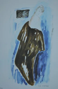 Outlet Pamono Jean-Jacques Katan, The One, Lithograph, 1980s