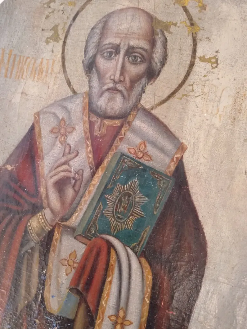 Pamono Jesus Christ and St. Peter, Oil on Canvas, Set of 2> Old Masters