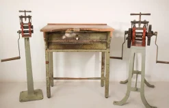 Sale Pamono Jewellers Workbench with Two Presses, Set of 3