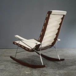 Discount Pamono J.J. Rocking Chair attributed to Antonio Citterio for B&b Italia, 2010s