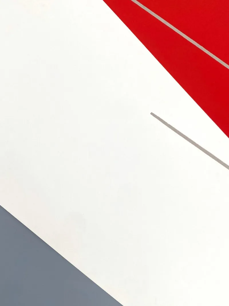 Pamono Joachim Albrecht, Red Electron, 1968, Screenprint> Abstraction