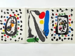 New Pamono Joan Miró, Drawings and Lithographs from Papeles De Son Armadans, 1959, Lithograph
