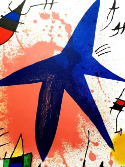 Outlet Pamono Joan Miro - Original Abstract Lithograph 1981