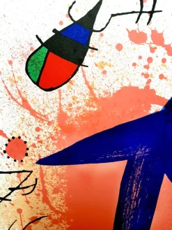 Outlet Pamono Joan Miro - Original Abstract Lithograph 1981