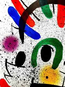 Online Pamono Joan Miro - Original Abstract Lithograph 1981
