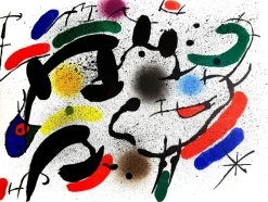 Pamono Joan Miro - Original Abstract Lithograph 1981