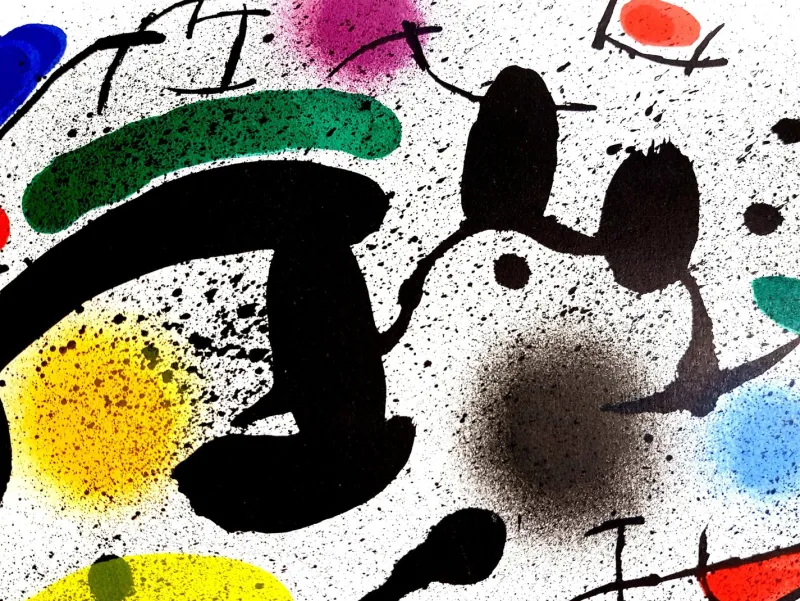 Pamono Joan Miro - Original Abstract Lithograph 1981