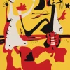 Pamono Joan Miro, Day and Night at the Beach, Screen Print> Surrealist