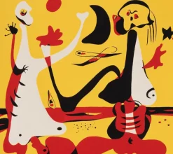 Pamono Joan Miro, Day and Night at the Beach, Screen Print> Surrealist