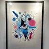 New Pamono Joan Miro, The Singing Fish, Miro Institute Spain, 1960s, Large Lithograph
