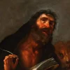 Pamono Johann Carl Loth, Saint Mark the Evangelist, 17th Century, Oil on Canvas> Old Masters