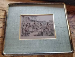 Sale Pamono John Leech, Hunting Caricature Illustrations, 1850s, Lithographs, Framed, Set of 2